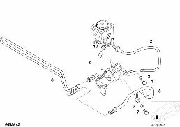 HYDRO STEERING-OIL PIPES