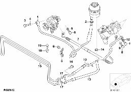 HYDRO STEERING-OIL PIPES