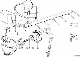 IGNITION WIRING/SPARK PLUG/DISTRIB.C..