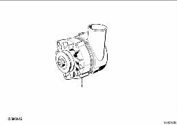 Generator diagram for BMW 7 Series E32 750iL