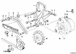 ALTERNATORMOUNTING PARTS