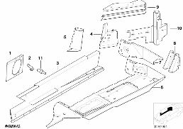 SINGLE COMPONENTS FOR BODY-SIDE FRAME