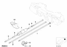 Condotti E filtri del carburante diagram for BMW 3 Series E36 318ti