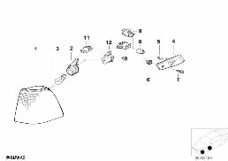 TURN INDICATOR diagram for BMW 3 Series E36 318i