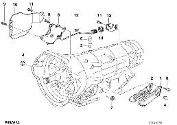 A5S560Z TRANSMISSION HOUSING diagram for BMW 7 Series E38 740i