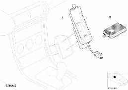 Kit 2ème monte système M-L SIEMENS 25 diagram for BMW 5 Series E39 525td