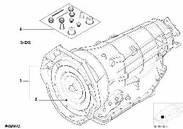 Автоматическая коробка передач A5S560Z diagram for BMW 7 Series E32 740iL