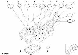 SEALING CAP/PLUG diagram for BMW X5 E53 4.4i