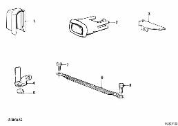 GROUND CABLE ALTERNATOR diagram for BMW 5 Series E12 528
