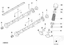 VALVE TIMING GEAR - CAM SHAFT diagram for BMW 5 Series E39 M5