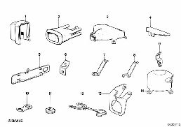 ENGINE WIRING HARNESS diagram for BMW 7 Series E23 745i