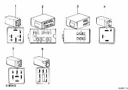 PETROL PUMP RELAY diagram for BMW 3 Series E30 325e