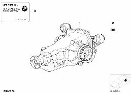 REAR-AXLE-DRIVE diagram for BMW 8 Series E31 850Ci