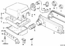 Przekaźnik silnika/skrzyn. sterownika diagram for BMW 5 Series E34 535i