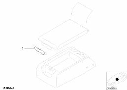 INDIVIDUAL WOOD COVER FOR ARMREST diagram for BMW 7 Series E38 730i