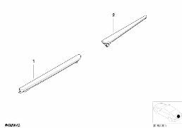 REFLECTOR diagram for BMW X5 E53 3.0d