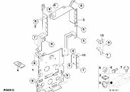 CD CHANGER MOUNTING PARTS diagram for BMW X5 E53 4.8is