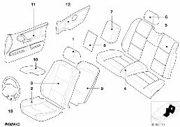 Serie Individual 99 Inghilterra, PA322 diagram for BMW 3 Series E36 328i