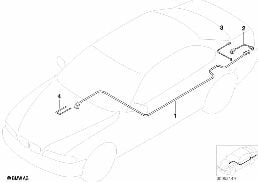 Câble de connection de changeur-CD diagram for BMW 5 Series E39 525td