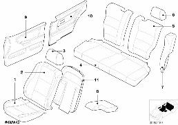 INDIVIDUAL SERIES 99 ENGLAND PA321 diagram for BMW 3 Series E36 316i 1.9