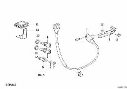 GLOW PLUG UNIT/TEMP.SENSOR/TRIGG.CONTACT diagram for BMW 3 Series E36 325tds