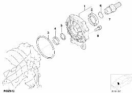 A5S440Z OUTPUT - 4-WHEEL diagram for BMW X5 E53 4.4i