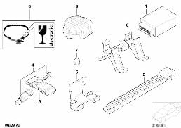 TIRE PRESSURE CONTROL (RDC) - CTRL UNIT diagram for BMW X5 E53 3.0d