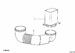 Generator-Kühlung diagram for BMW 7 Series E32 750iL