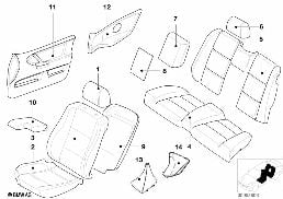 Série Individual 99 variante 3, PA304 diagram for BMW 3 Series E36 320i