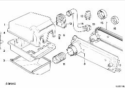 RELAY MOTOR/CONTROL UNIT-BOX diagram for BMW 7 Series E32 740iL