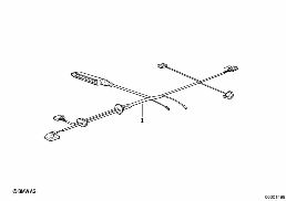 WIRING HARNESS ADS/SHIFTLOCK diagram for BMW 7 Series E32 740iL