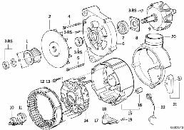 ALTERNATOR PARTS 90A