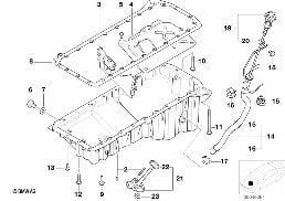 OIL PAN/OIL LEVEL INDICATOR