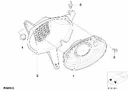 Harman Kardon 系統 後部 diagram for BMW 3 Series E46 318i