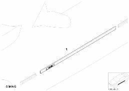 Equipem.ult.,moulure d protect.M, porte