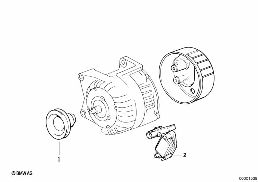 ALTERNATOR, INDIVIDUAL PARTS 80A