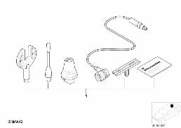 INSTALL.KIT, TELEPHONE ROOF ANTENNA diagram for BMW 3 Series E46 318i