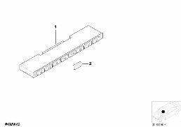 Unité interrupteurs console centrale diagram for BMW 5 Series E39 525td
