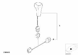 ILLUMINATED LEATHER SEARSTICK KNOB diagram for BMW 3 Series E36 316i 1.9