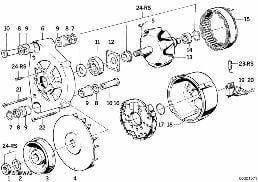 ALTERNATOR, INDIVIDUAL PARTS 80A