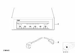 Nakamichi CD Player /Changer diagram for BMW 5 Series E39 530i