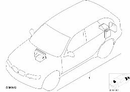 Zest. dopos. - nawigacja z monit. pokł. diagram for BMW 5 Series E39 520d