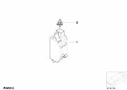 Capteur auc diagram for BMW 5 Series E39 525td
