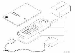 Phone kit cpt 5000 vr diagram for BMW 5 Series E39 540i