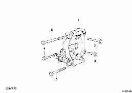 ALTERNATORMOUNTING PARTS diagram for BMW 3 Series E46 318i