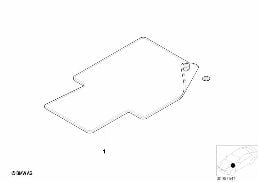 FLOOR MAT LOCKS diagram for BMW 3 Series E46 323i