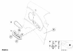팔걸이,뒤 diagram for BMW 3 Series E46 318Ci