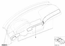 Legno individuale, serie listelli decor. diagram for BMW 3 Series E46 318Ci