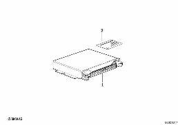 BASIC COTROL UNIT DME diagram for BMW 7 Series E38 740i