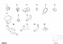 SINGLE PARTS FOR WINDSHIELD CLEANING diagram for BMW Z3 E36 1.9